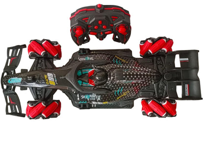 Hand Gesture & Remote Control Stunt Racer Car