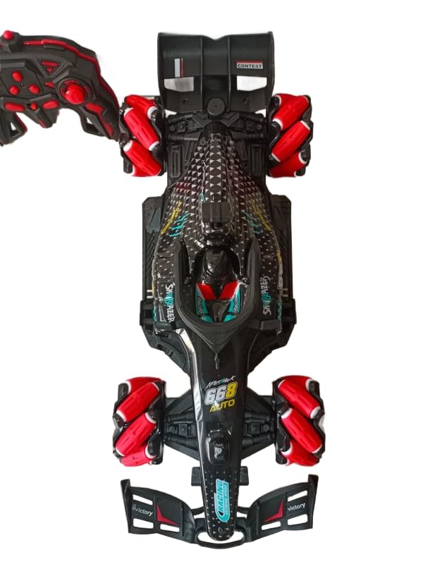 Hand Gesture & Remote Control Stunt Racer Car