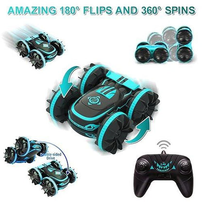 Amphibious Stunt RC Car – 2.4GHz Remote & Gesture Watch, All-Terrain Water + Land