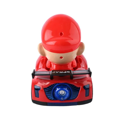 Super Merry Spray Roadster Toy Car – Flashing Lights, Music, Smoke & 360° Rotation