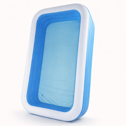 Large Rectangular Family Inflatable Swimming Pool – 260 x 175 x 60 cm