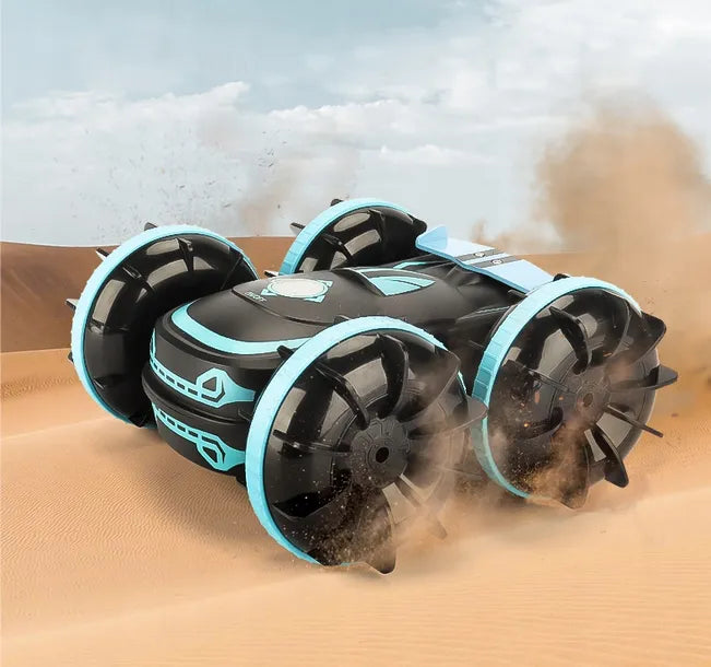 Amphibious Stunt RC Car – 2.4GHz Remote & Gesture Watch, All-Terrain Water + Land