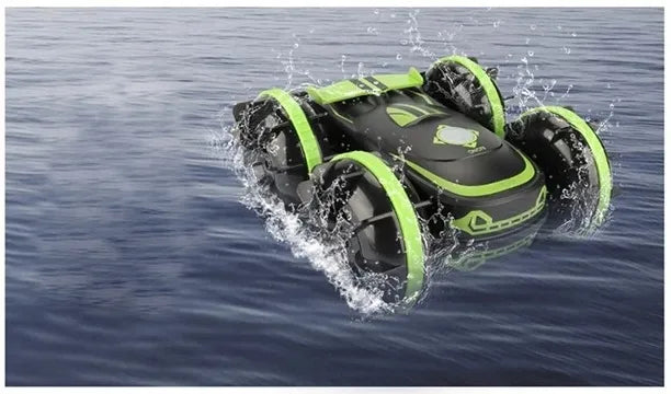 Amphibious Stunt RC Car – 2.4GHz Remote & Gesture Watch, All-Terrain Water + Land