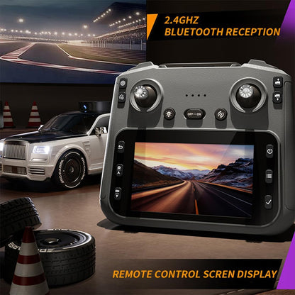 4WD FPV HD Camera Remote Control Drift Racing Car with Screen Controller, 360° Rotating Camera & Interchangeable Drift/Racing Tires – 2.4GHz RC Car for Kids