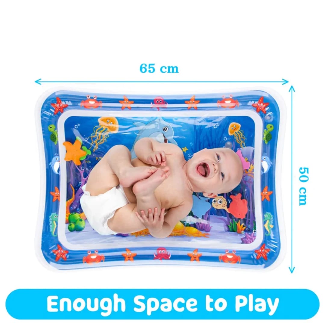 Ocean Theme Baby Water Play Mat for Tummy Time – 65 x 50 cm